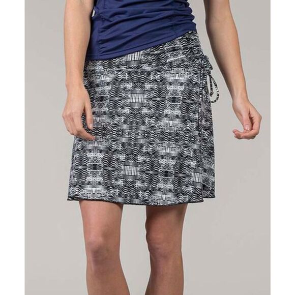 Soybu Skirt Serendipity Black Mirage Mid Thigh Length Mini with Stretch Large - Picture 1 of 7